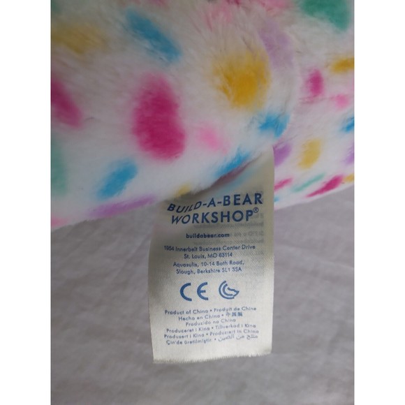 Build a Bear BAB Shopkins Puppy Dog Sprinkles Hearts Candy Cupcake Pink Ears 16" - Picture 6 of 6